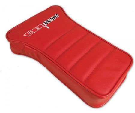 Corvette Cushion, Center Console, With Embroidered Logo, 1980