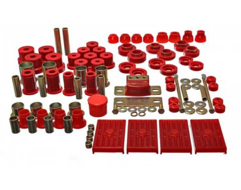 Hyperflex Polyurethane Bushing Master Kit, Multileaf, 67-69