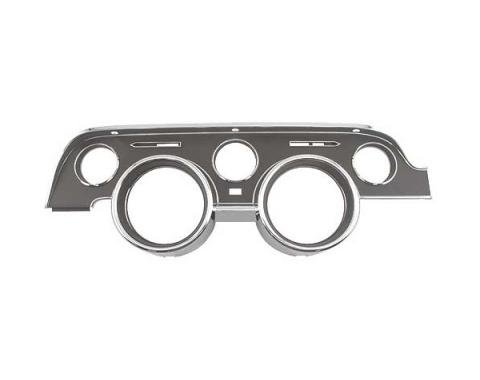 Ford Mustang Instrument Bezel - Black Plastic Camera Case Finish And Chrome