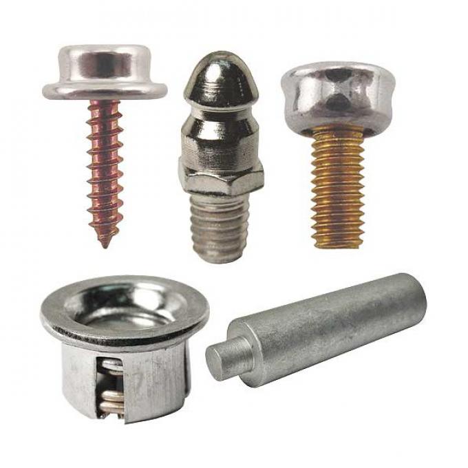 Ford Side Curtain Fastener Set - Ford Phaeton - 55 Pieces