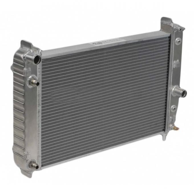 DeWitts Direct Fit Aluminum Radiator, 2 Row, 1" Tubes, Short Design Clears Superchargers, EOC / TOC| 1139197B Corvette 1997-2000