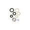 Chevy Power Steering Control Valve Rebuild Kit, 1955-1957
