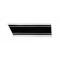 Chevy Truck Front Fender Molding, With Black Insert, Rear, Lower, Left, Custom Sport, 1969-1972