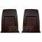 Camaro Bucket Seat Back Plastic Panels, Black, 1971-1977