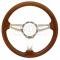 Firebird Steering Wheel, Volante S9, Walnut Wood Finish, 1967-2002