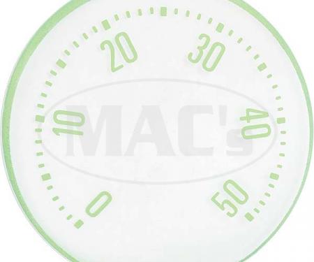 Tachometer Face Plate - With Recessed Numbers