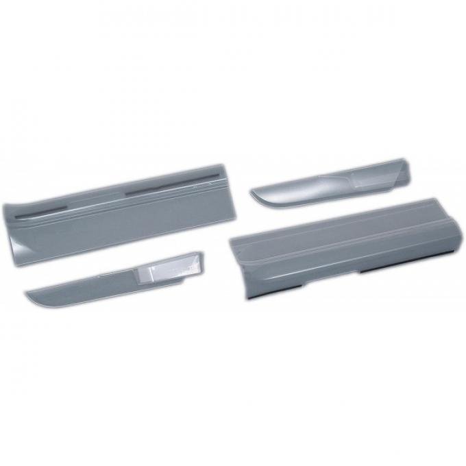 Corvette Door Panel & Sill Protector Kit, Clear, Sill Ease, 2005-2013