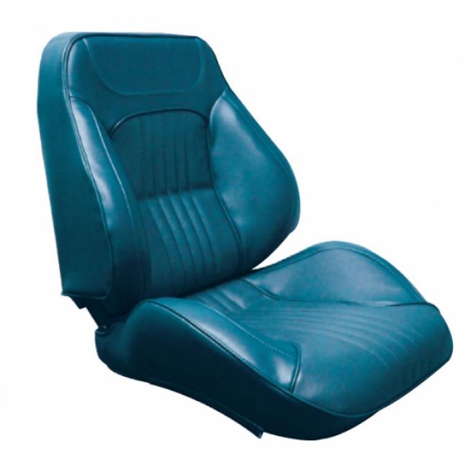 El Camino Standard Interior, Touring II, Front Bucket Seat, 1971-1972