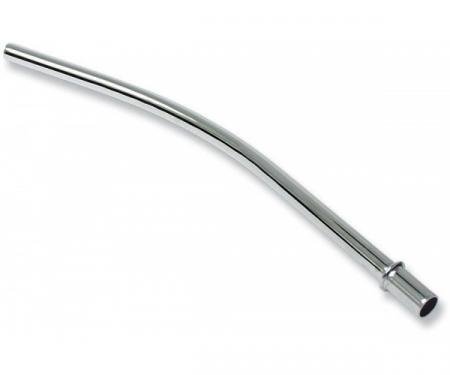 Chevelle Engine Oil Dipstick Tube, Small Block, Chrome, 1965-1972