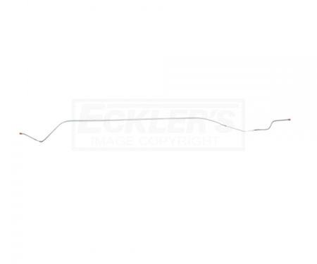 Corvette Front To Rear Brake Lines, Power Brakes, 1/4 Inch Tubing, Stainless Steel, 1965-1966
