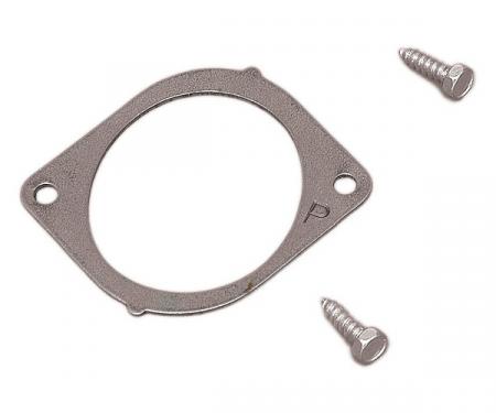 Corvette Clutch Rod Boot Retainer, With Screws, 1963-1965