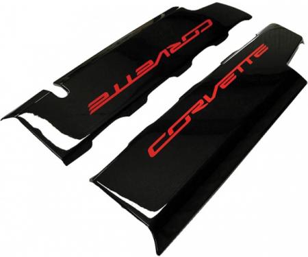 Corvette Letter Set, Fuel Rail Cover Red, 1992-1993