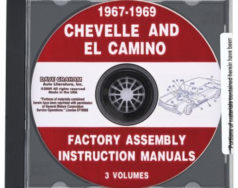 El Camino Service Manual Sets, PDF CD-ROM 1964-1977