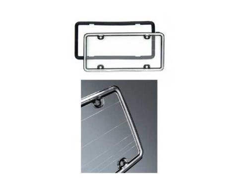 Corvette Clean Plate License Frame, Chrome, Altec