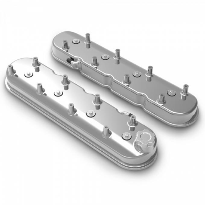 Holley LS Valve Covers, Tall, Polished Finish | 241-111 1997-2013