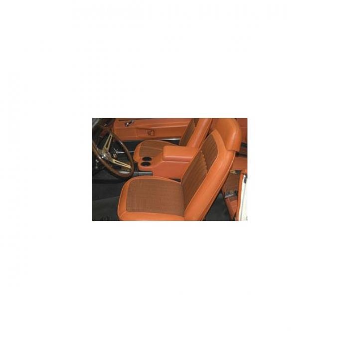 Camaro Floor Console, Vinyl Covered, Saddle, For Cars With Factory Console, 1967-1969