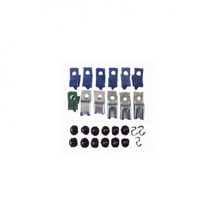 Firebird Fuel Line Clips, 3/8, With Return, 1982-1992