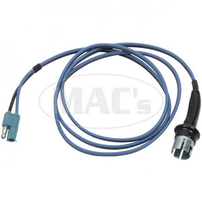 Parking Light Socket And Wires - Right - 2 Wires - 52-1/2 Long - Mercury