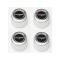 Chevelle 1980-1981 Corvette Pace Car Style Chrome Wheel Cap Set, For Corvette Style Aluminum Wheels