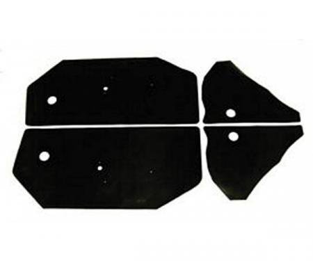Firebird Door & Rear Side Panel Watershield Set, Coupe, 1968-1969