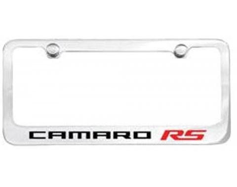 Camaro License Plate Frame, RS, 2010-2013