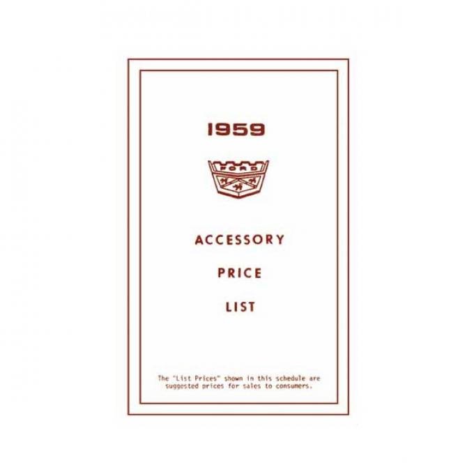 New Car Accessory Price Sticker - Ford