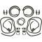 Ford Thunderbird Convertible Trunk Weatherstrip Kit, 17 Pcs, Splash Shield Not Inc, Before 2-15-1965, 1964-65