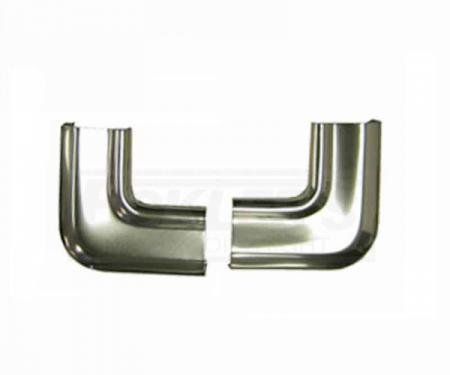 Firebird Rear Window Molding Corner Connectors, Lower,  1970-1974
