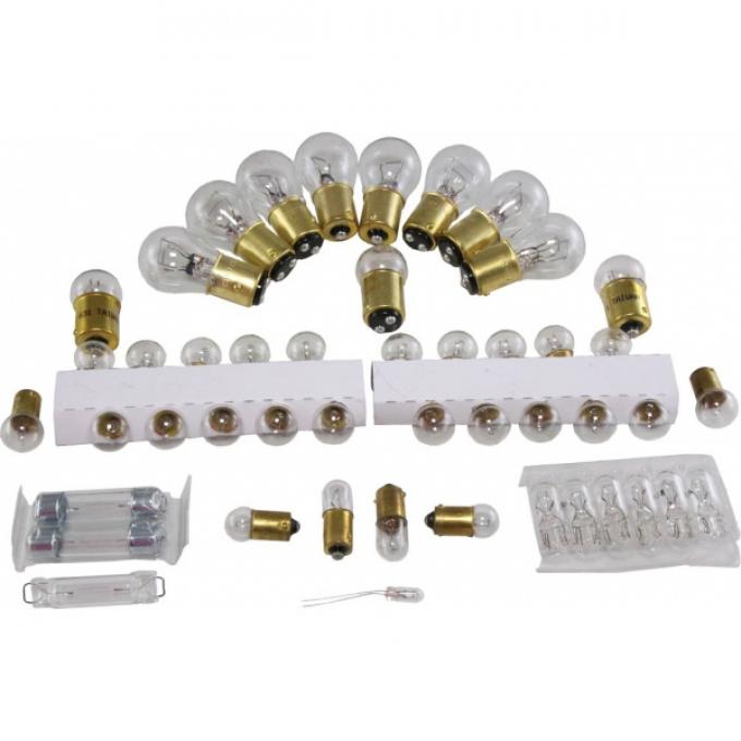 Corvette Light Bulb Kit, 47 Piece, 1974-1976