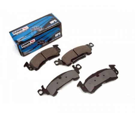 Camaro Disc Brake Pads, Front, HPS Performance, Hawk, 1969-1981