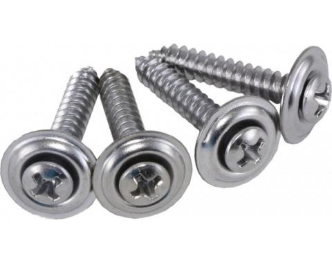 Redline Restomotive® 1968-1977 Chevrolet Corvette Door Panel Screws, Upper Corner