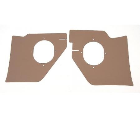 Full Size Chevy Kick Panels, For Cars With Air Conditioning, Fawn, 1963