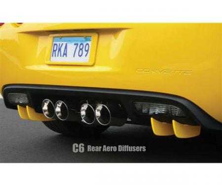 Corvette Rear Aero Diffusers, In Colors, 2005-2013