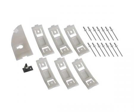 Ford Mustang Rocker Moulding Hardware Kit - 23 Pieces - Left