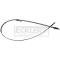 El Camino Parking Brake Cable, Front, TH400, Stainless Steel, 1967