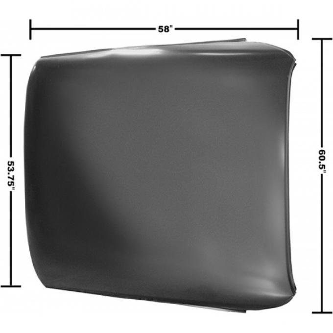 1968-1972 GM A-Body Fastback (Modify for Monte Carlo / Grand Prix / Cutlass) Complete Roof Panel