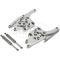 Ford Fairlane Billet Aluminum Hood Hinges, Polished Finish, 1963-1965