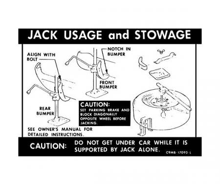 Jack Instructions - Regular Wheels