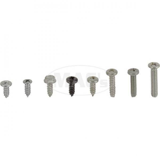 Exterior Screw Kit (57 Screws)-With Ww, Fairlane, Torino, 1970