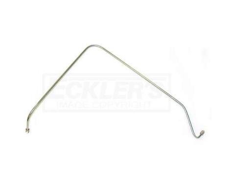 Corvette Front Master Cylinder Brake Lines, Stainless Steel, 1954-1955