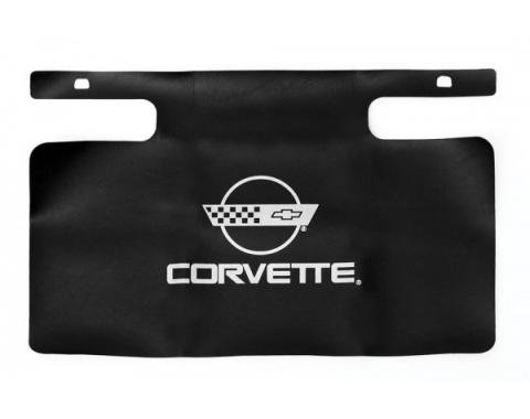 Corvette Gas Filler Paint Protector, With Silver Emblem, 1984-1996