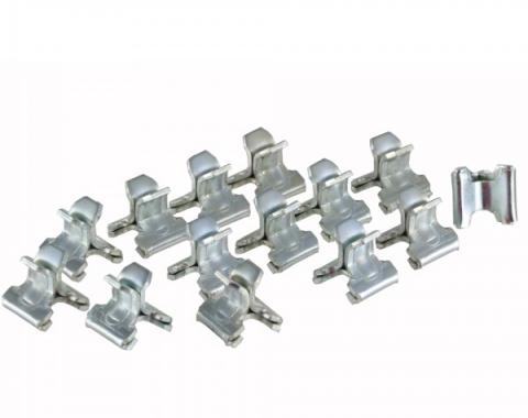 Corvette America 1963-1967 Chevrolet Corvette Dash Pad Clips, 14 Piece Set X2065