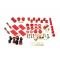 Firebird Suspension Kit,Polyurethane,Complete,Mono Leaf, Red, 1967-1969
