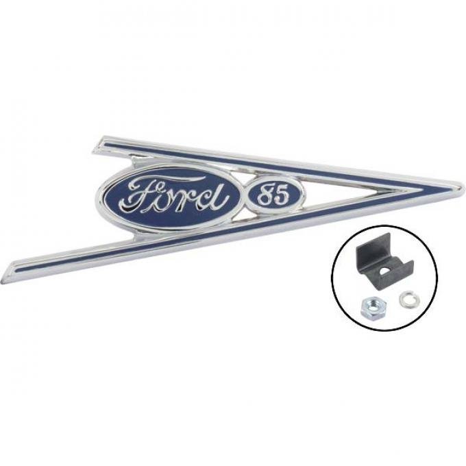 Grille Ornament - Ford 85 Emblem - With Blue Painted Insert- Ford Passenger