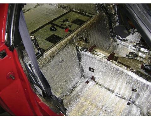 Corvette C4 Convertible Full Pre-Cut Insulation Kit, 1986-1996