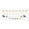 Full Size Chevy Door Molding Clip Set, Impala, 1964