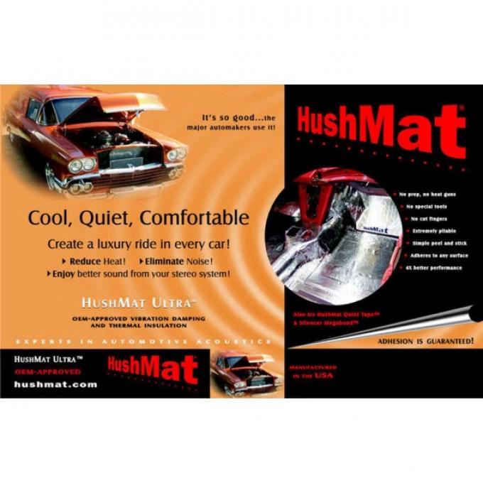 Hushmat Ultra Insulation, Floor Pan, For Tri-Five Chevy, 1955-1957