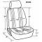 Chevelle & Malibu Bucket Seat, Pro 90, With Headrest, Right, 1964-1983