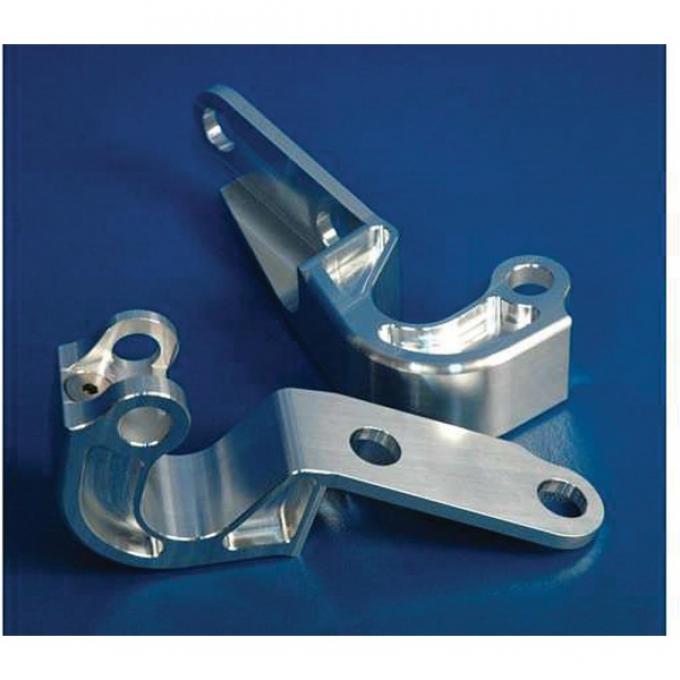 Firebird Trunk Hinges, Billet Aluminum, Machine Finished, 1970-1981