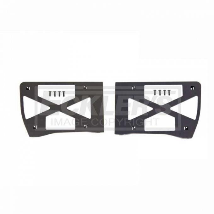 Camaro Headlight Door Cover Backing Plates, Rally Sport (RS), 1967-1968